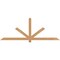 Ekena Millwork Kennewick Timber Gable Bracket, Western Red Cedar, 84"W x 31"H x 1 1/2"D x 3 1/2"F, 9/12 Pitch GBW084X31X0204KEN00SWR - alternate 1